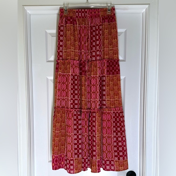 Pink Patchwork Skirt - Picture 1 of 3